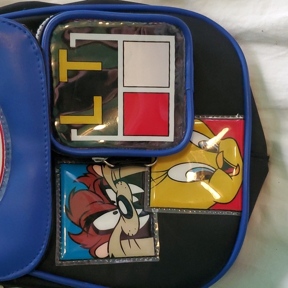 Vintage 90s Looney Tunes Mini Drawstring Bag - Picture 3 of 11